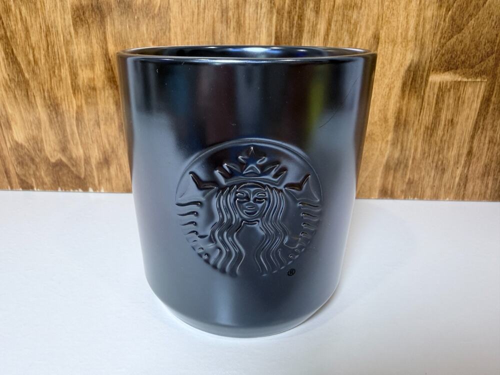 Starbucks 2020 Gray Embossed Siren Ceramic Travel Tumbler 8 oz BUC20 A43 No Lid